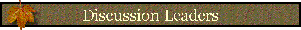 Discussion Leaders