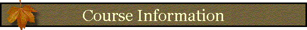 Course Information