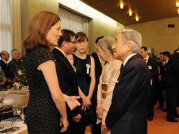 Meeting the emperorer