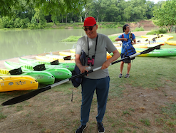 Howard O. and Ryan before kayaking