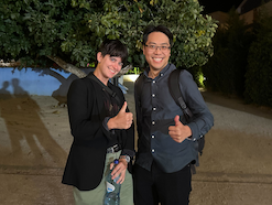 Laila and Waldan at SymbNET