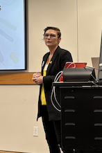 Image of Kasie Raymann speaking