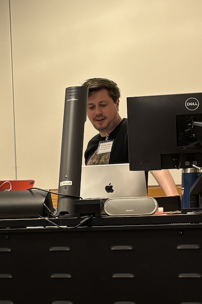 Image of Louis-Marie Bobay speaking