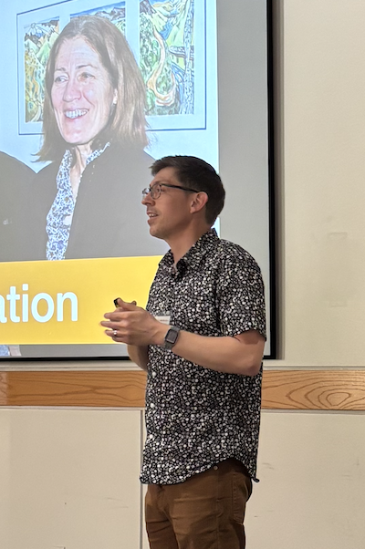 Image of Vince Mariinson speaking