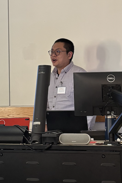 Image of Zheng li speaking