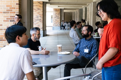 Photo of Ethan, Eli, Toby and Kathleen