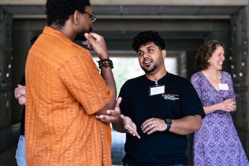 Photo of Korin, Zuberi, and Nicole