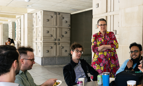 Photo of PJ, Paul, Alex, and Hassan