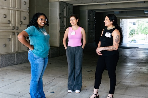 Photo of Shannon, Aidee, and ALejandra