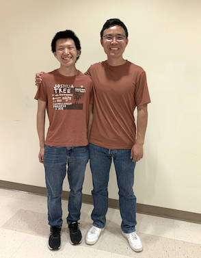 Photo of Allen X. and Yulin S. twinning