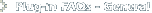 Plug-in FAQ - General